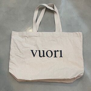 Vuori Beige Canvas Tote